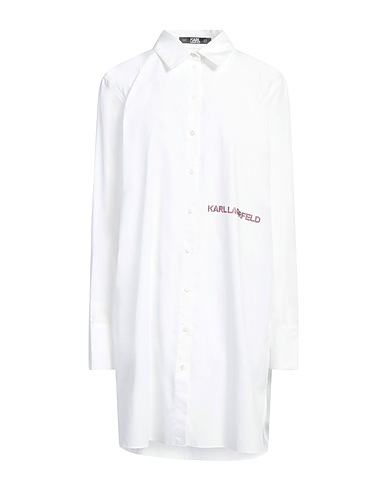 KARL LAGERFELD Shirts IKONIK TUNIC
 White 100% Organic cotton