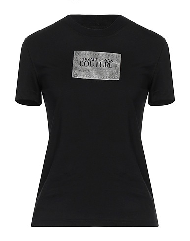 VERSACE JEANS COUTURE T-shirt Black 100% Cotton