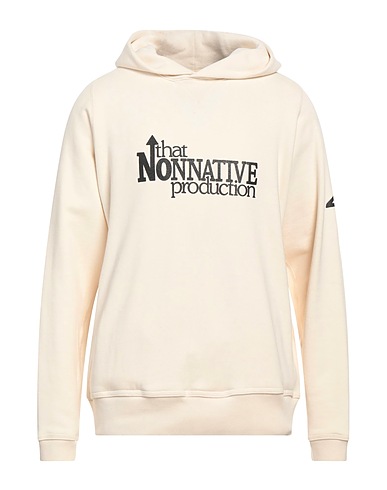NONNATIVE Felpa Avorio 100% Cotone