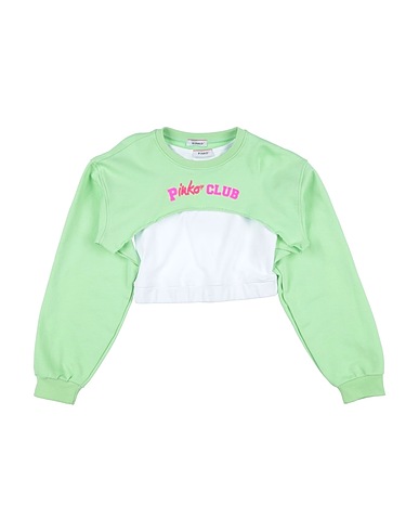 PINKO UP Sweatshirt Lime green 100% Cotton