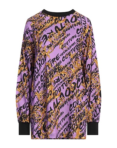 VERSACE JEANS COUTURE T-shirt Malva 100% Cotone