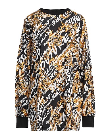 VERSACE JEANS COUTURE T-shirt Nero 100% Cotone
