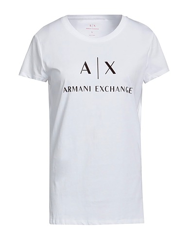 ARMANI EXCHANGE T-shirt Bianco 100% Cotone