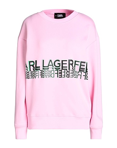 KARL LAGERFELD Felpa SEASONAL LOGO SWEATSHIRT
 Rosa 90% Cotone organico, 10% Poliestere riciclato