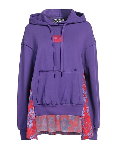 VERSACE JEANS COUTURE Felpa Viola 100% Poliestere