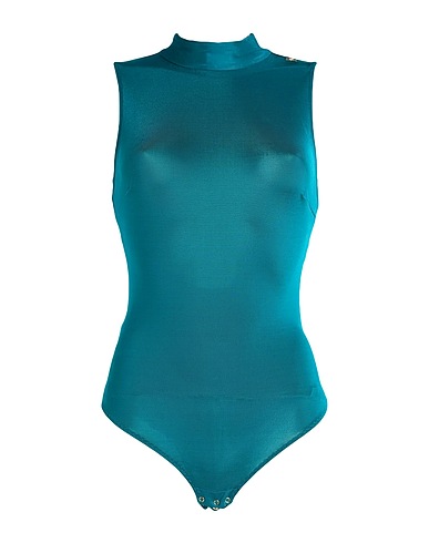 ELISABETTA FRANCHI TOPWEAR Deep teal 96% Viscose, 4% Elastane