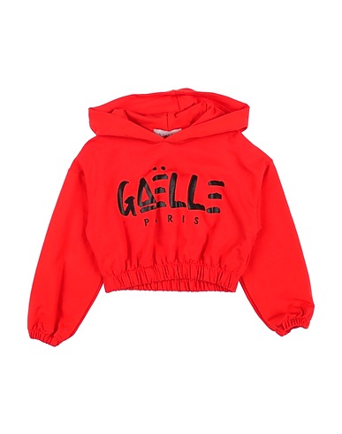 GAëLLE Paris Hooded track jacket  Red 95% Cotton, 5% Elastane