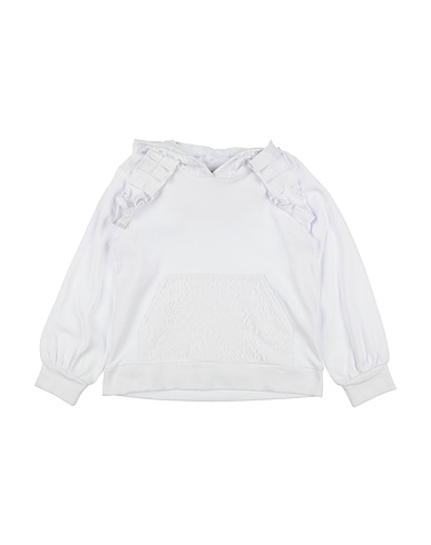SIMONETTA Hooded track jacket  White 100% Cotton