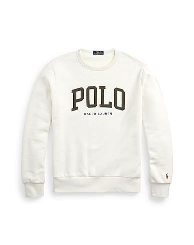 POLO RALPH LAUREN Felpa THE RL FLEECE LOGO SWEATSHIRT
 Bianco 60% Cotone, 40% Poliestere