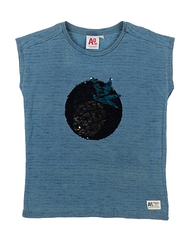 AO76 T-shirt Blue 100% Cotton