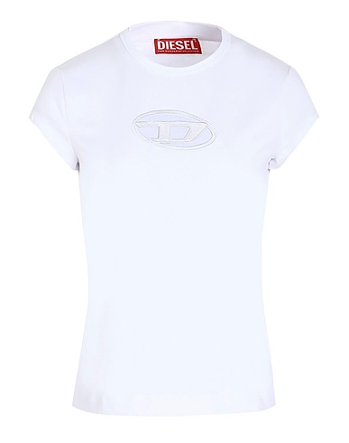 DIESEL T-shirt T-ANGIE
 Blanc 93% Coton, 7% Élasthanne