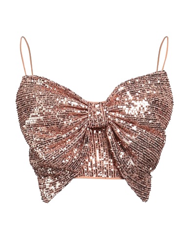 ELISABETTA FRANCHI Top Copper 90% Polyester, 10% Elastane