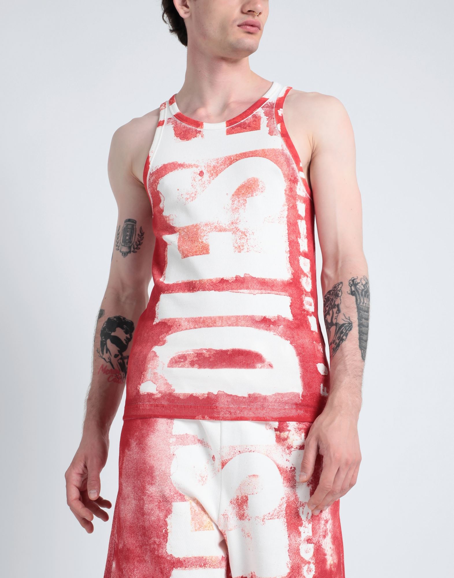 DIESEL Men's Sleeveless Knit Tシャツ YOOX Online Fashion Design Shopping