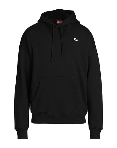 DIESEL スウェット S-ROB-HOOD-DOVAL-PJ
 ブラック コットン 100%