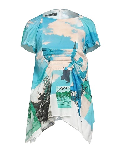 MALLONI Top Azure 100% Cotton
