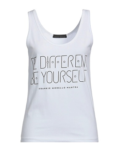 FRANKIE MORELLO Vest White 100% Cotton