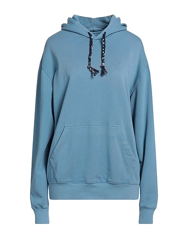 MANEBÍ Hooded track jacket  Pastel blue 100% Cotton