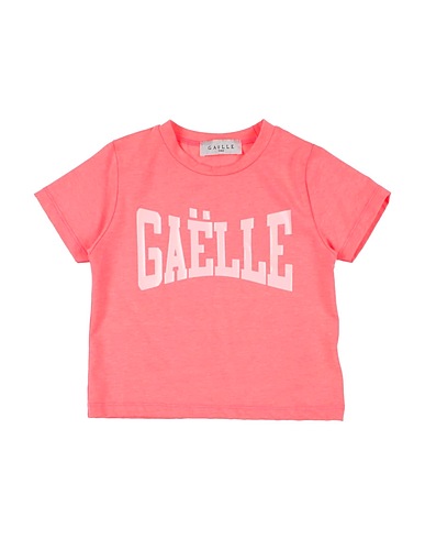 GAëLLE Paris T-shirt Pink 93% Cotton, 7% Elastane
