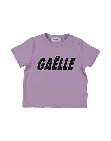 GAëLLE Paris T-shirt Lilla 93% Cotone, 7% Elastan