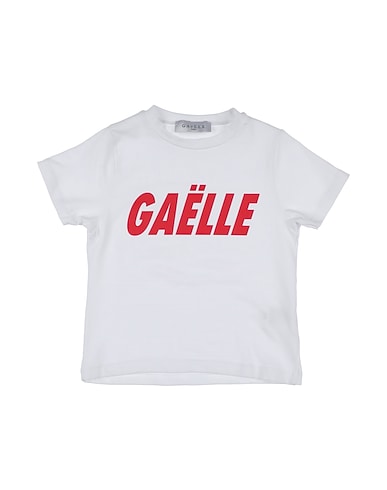 GAëLLE Paris T-shirt Bianco 93% Cotone, 7% Elastan