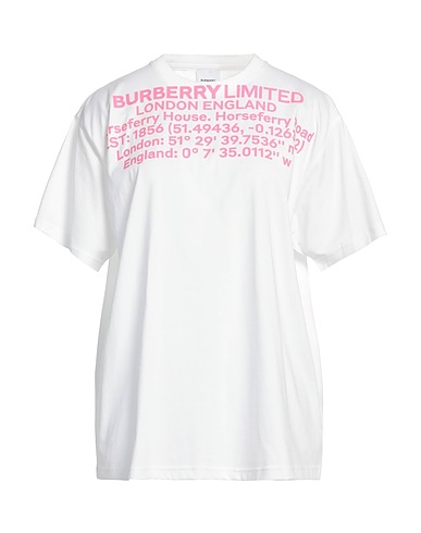 BURBERRY Ｔシャツ ホワイト コットン 100%