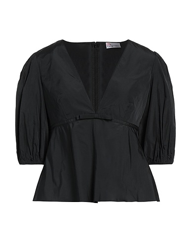 REDValentino トップス ブラック ポリエステル 100%