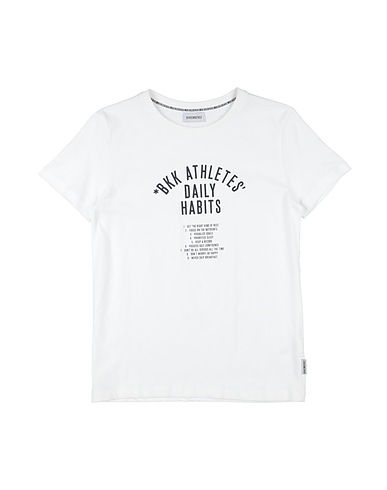 BIKKEMBERGS T-shirt White 100% Cotton