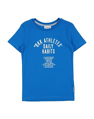 BIKKEMBERGS T-shirt Azure 100% Cotton