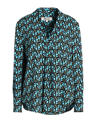 DIANE VON FURSTENBERG Top Sky blue 100% Polyester