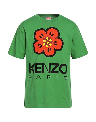 KENZO T-shirt Green 100% Cotton
