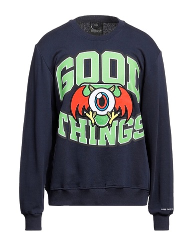 VALVOLA. Sweatshirt Midnight blue 100% Cotton