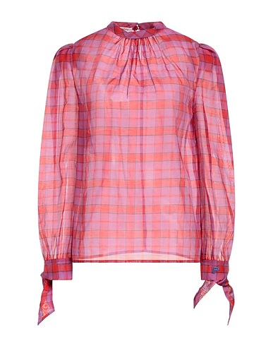 PHILOSOPHY di LORENZO SERAFINI Top Red 62% Cotton, 38% Silk