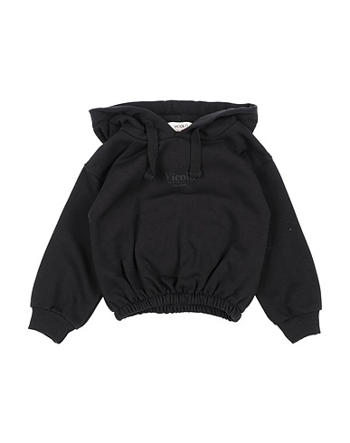 VICOLO Sweatshirt Black 65% Cotton, 35% Polyester