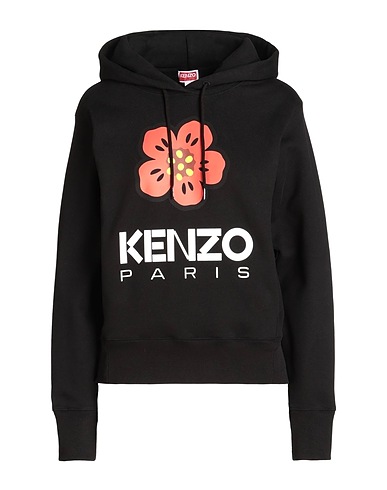 KENZO Hooded track jacket  Black 100% Cotton