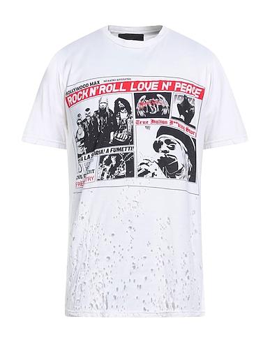 MASSIMO SABBADIN T-shirt BIANCO 100% Cotton