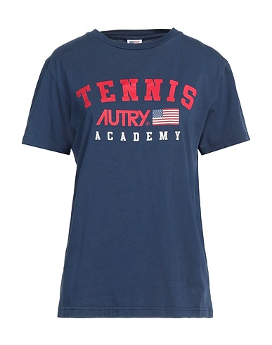 AUTRY T-shirt Navy blue 100% Cotton
