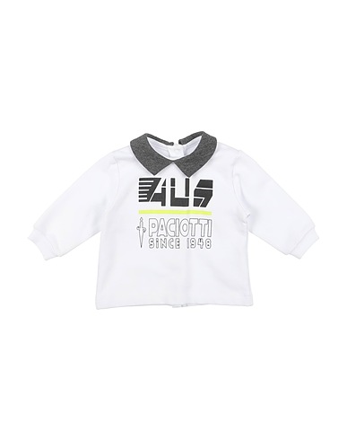 PACIOTTI 4US Sweatshirt White 95% Cotton, 5% Elastic fibres
