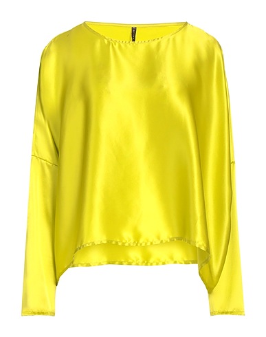 MANILA GRACE Silk top Lime green 100% Silk