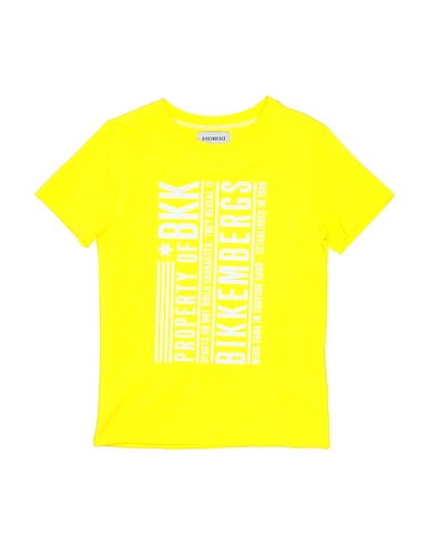 BIKKEMBERGS T-shirt Yellow 100% Cotton