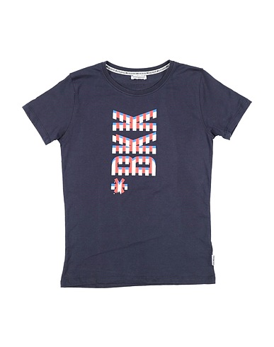 BIKKEMBERGS T-shirt Midnight blue 100% Cotton