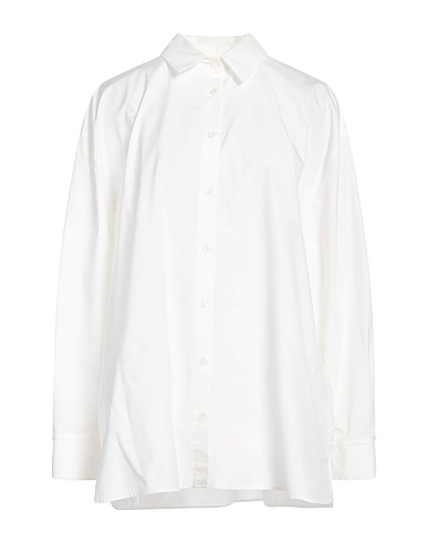 LOULOU STUDIO Hemden und Blusen einfarbig Off white 100% Baumwolle
