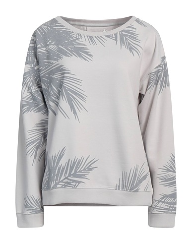 JUVIA Sweatshirt Light grey 50% Cotton, 50% Polyester