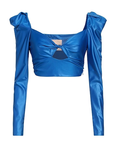 ANIYE BY Evening top BLU CHINA 79% Polyamide, 21% Elastane