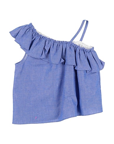 MILLY Top Blue 55% Cotton, 45% Linen