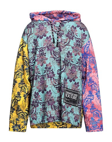 VERSACE JEANS COUTURE TOPWEAR Turquoise 100% Cotton