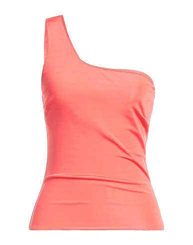 MARCIANO by GUESS One-shoulder top Coral 100% Viscose