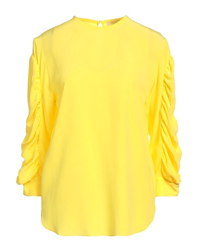 MANTÙ Silk top Yellow 100% Silk
