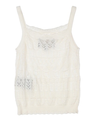 TRUSSARDI JUNIOR Top White 60% Rayon, 40% Cotton