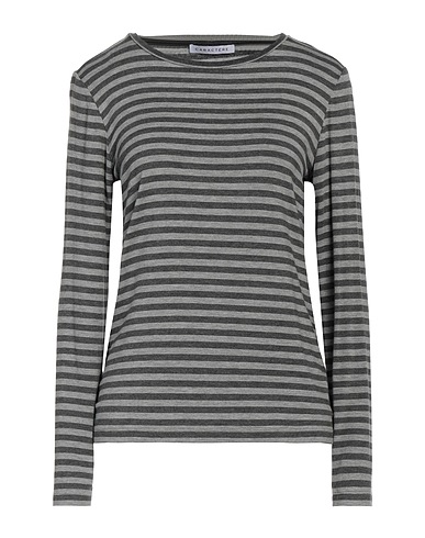 CARACTÈRE T-shirt Grey 95% Viscose, 5% Elastane