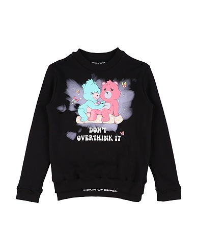 VISION OF SUPER Sweatshirt Black 100% Cotton